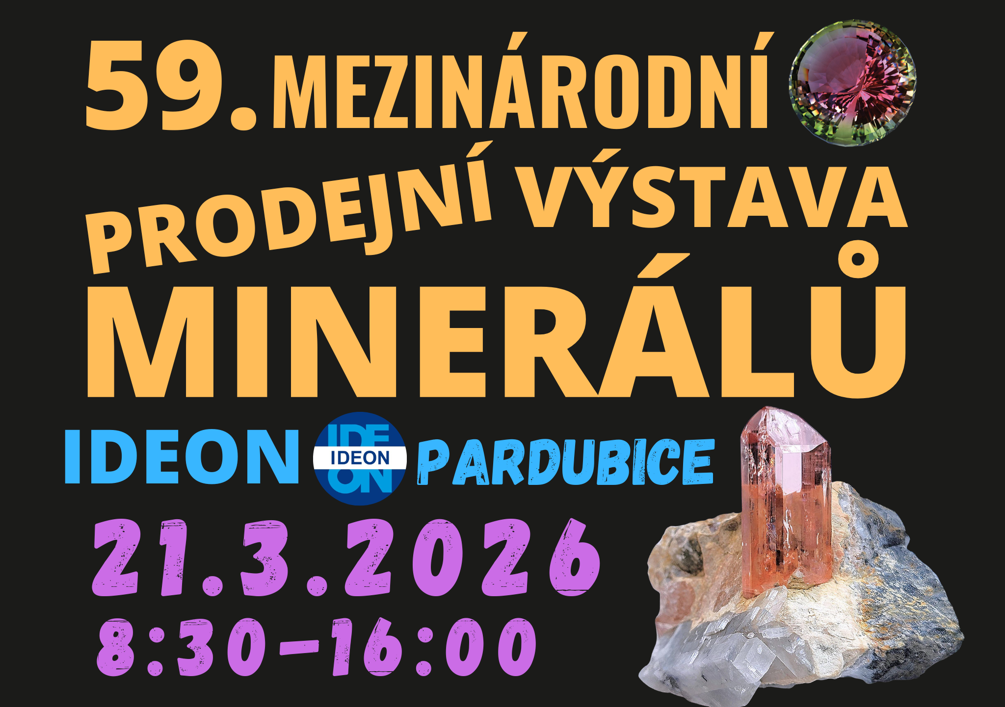 Akce VÝSTAVA MINERÁLŮ